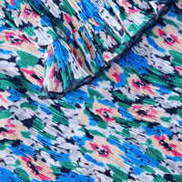 Georgette Azure Midi Dress