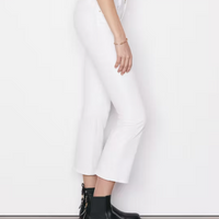 Le Crop Mini Boot Blanc