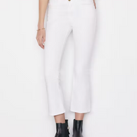 Le Crop Mini Boot Blanc