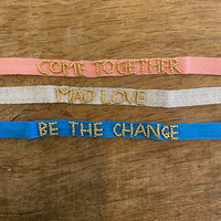 Beaded Word Bracelet