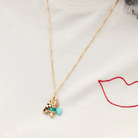 Mini Checker Whistle Charm