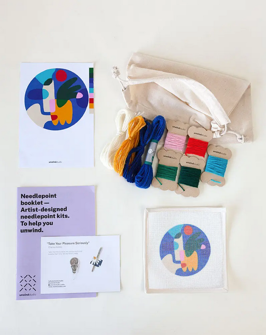 Needlepoint Ornament Kit – Slate