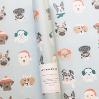 Holiday Dog Wrapping Paper