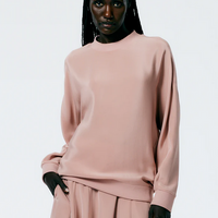 4-Ply Silk Cocoon Sweatshirt