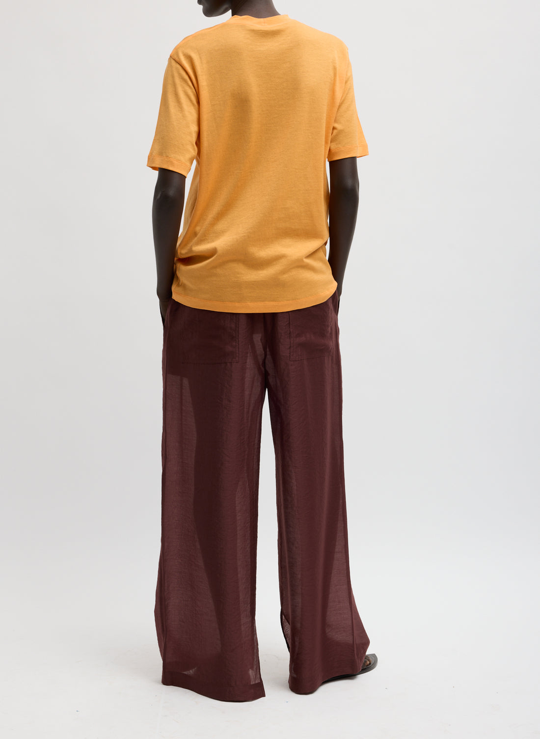 Sheer Knit Mock Unisex Tee