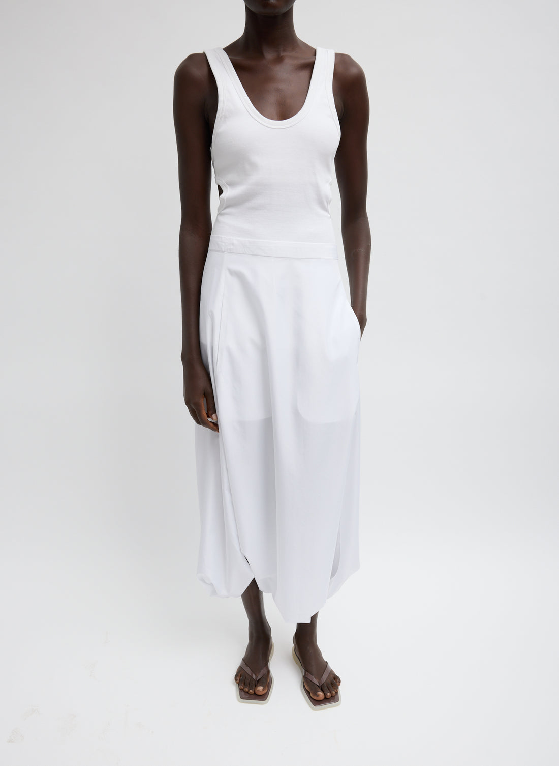 Summer Nylon Jalousie Skirt