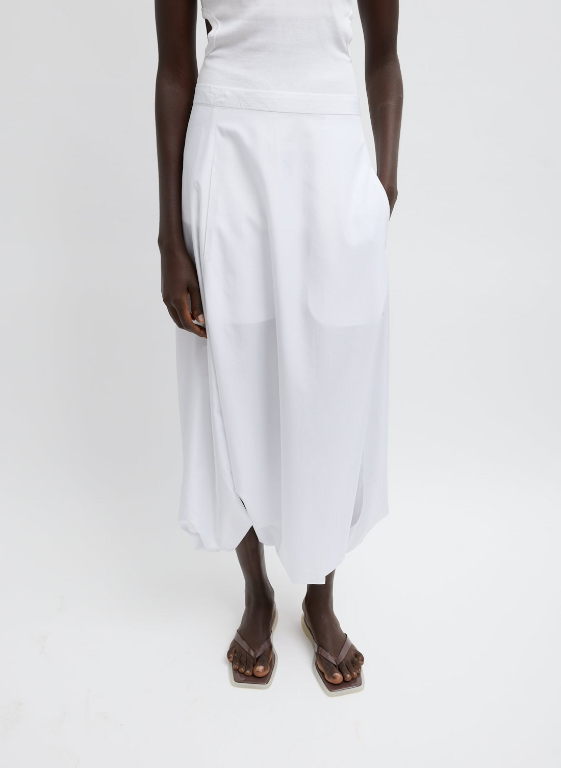 Summer Nylon Jalousie Skirt
