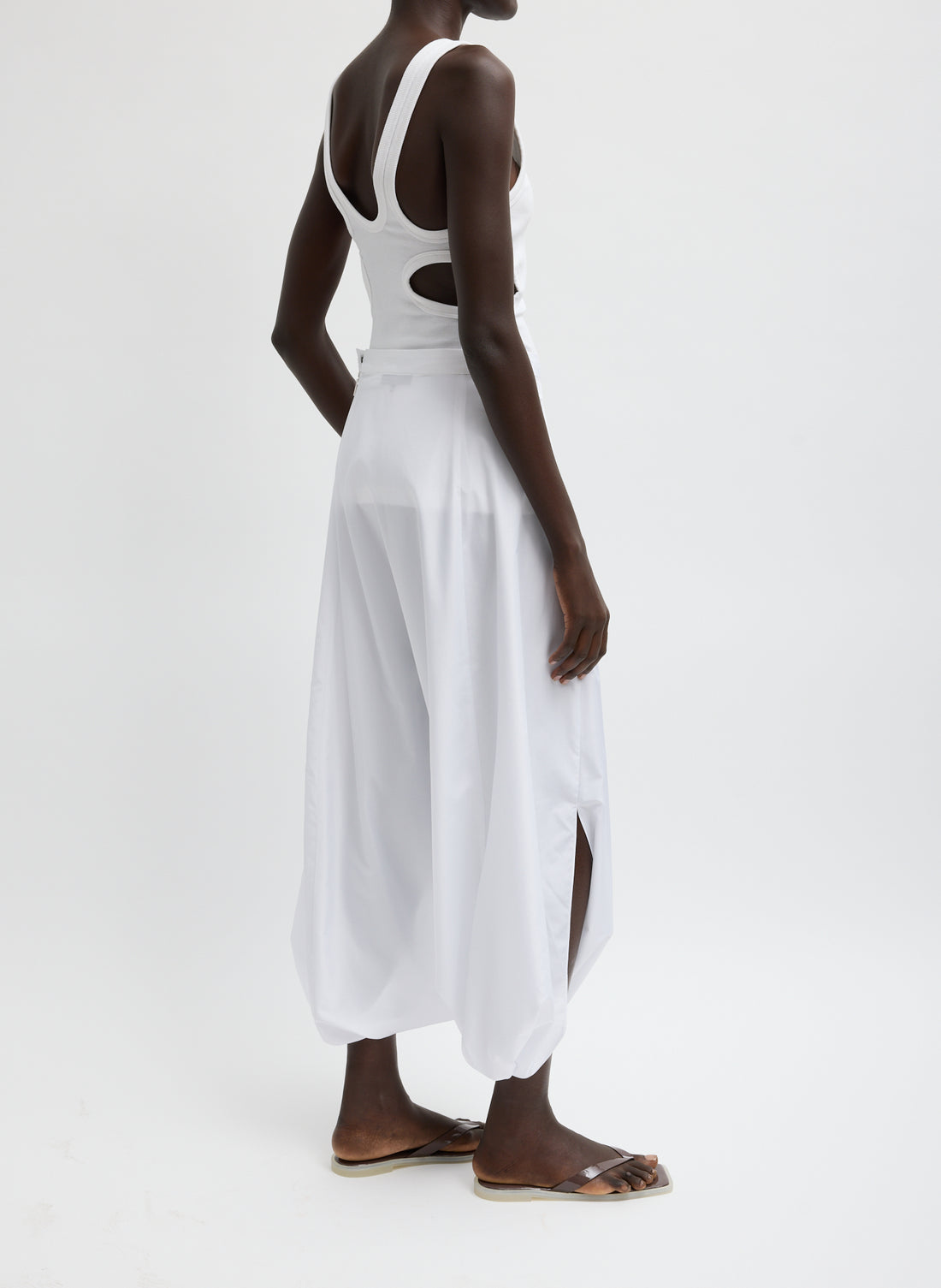Summer Nylon Jalousie Skirt
