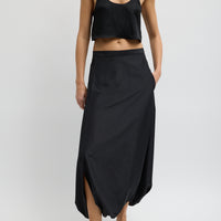 Summer Acetate Crinkle Tank