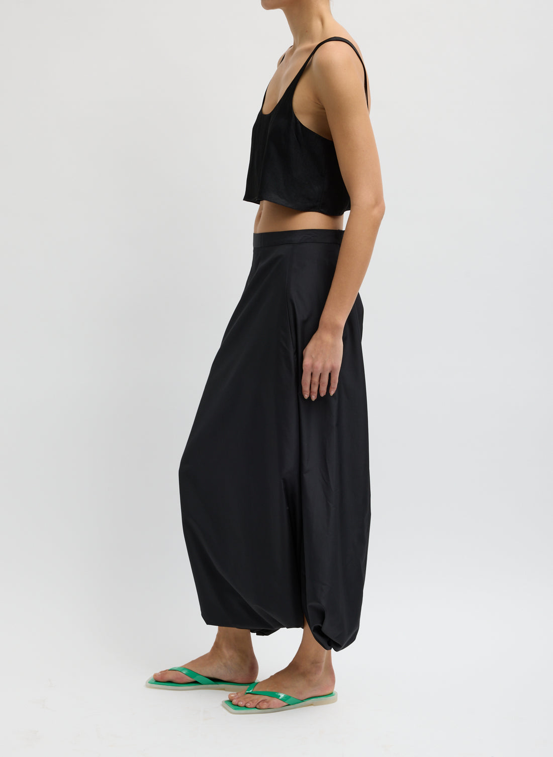 Summer Acetate Crinkle Tank