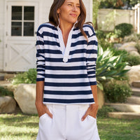 Patrick Nautical Stripe Henley