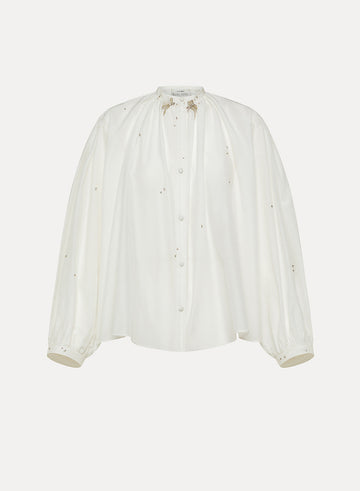 Embroidery Voile Shirt