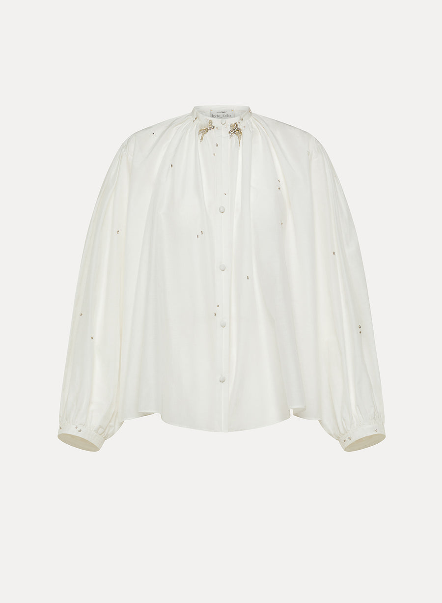 Embroidery Voile Shirt