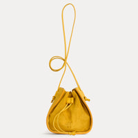 Suede Bucket Bag