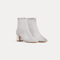 Strass Mesh Ankle Boot