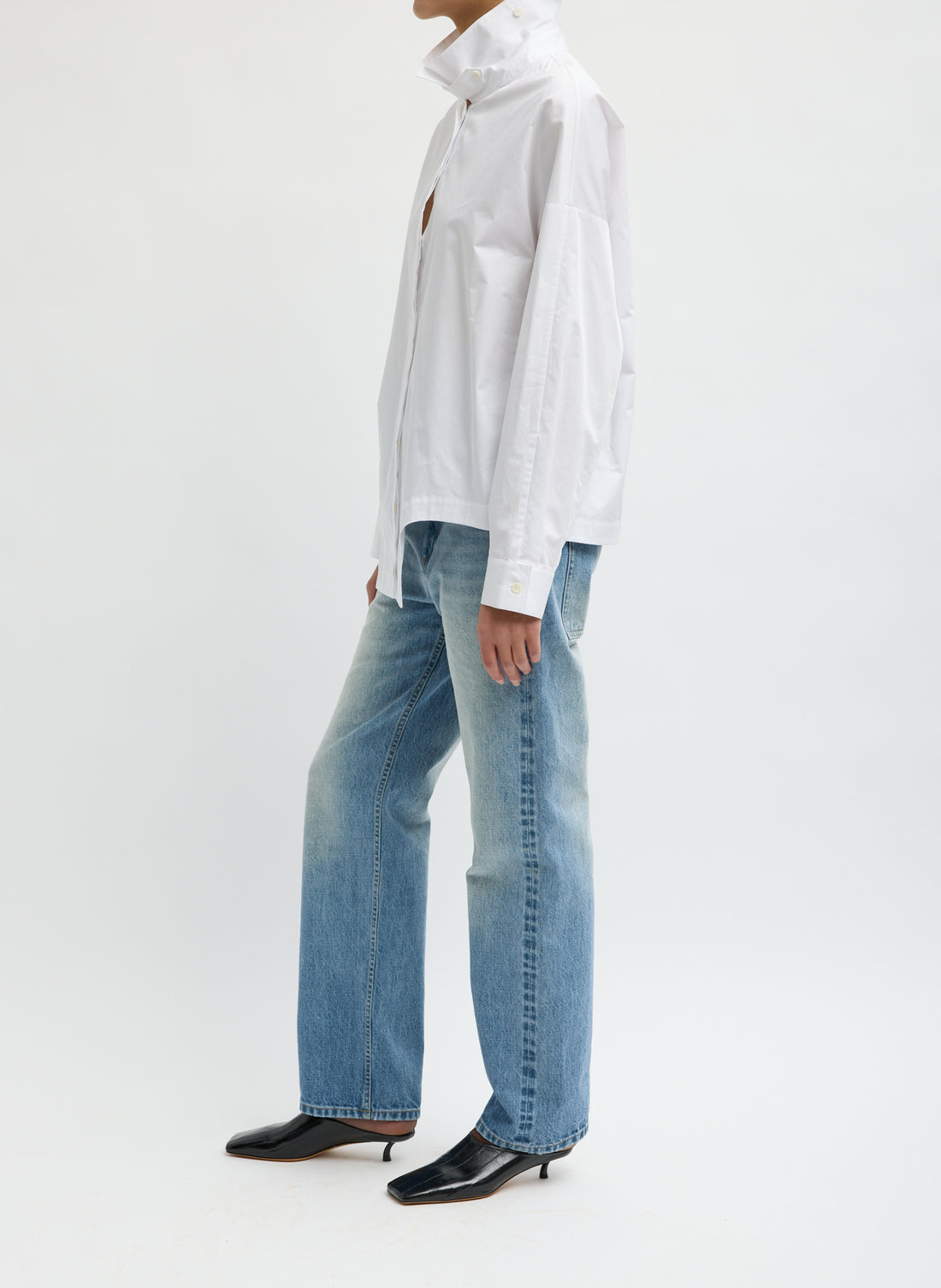 Eco Poplin Easy Flap Detail Shirt
