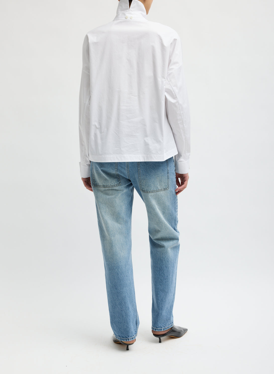 Eco Poplin Easy Flap Detail Shirt