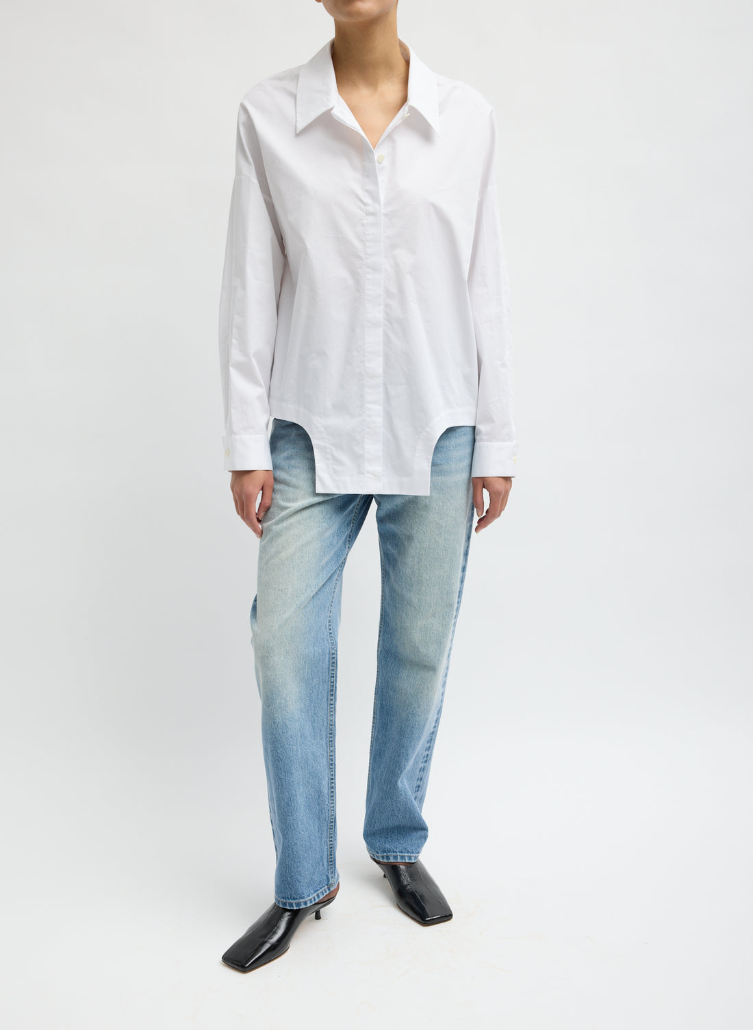 Eco Poplin Easy Flap Detail Shirt
