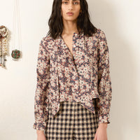 Chancery Sepia Floral Top