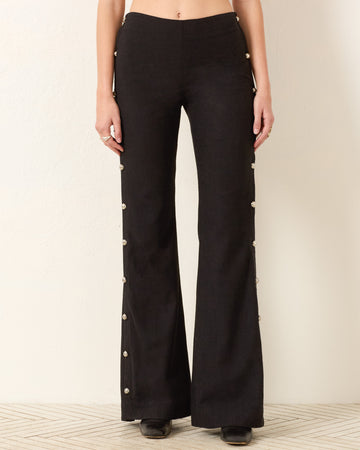 Holland Noir Silk Pant