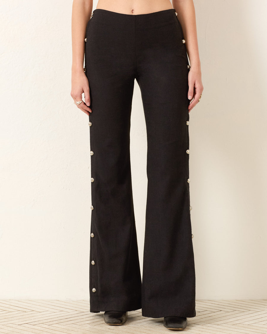 Holland Noir Silk Pant