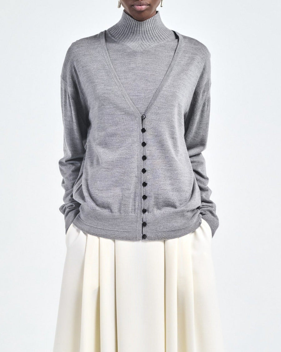 Button V Cardigan