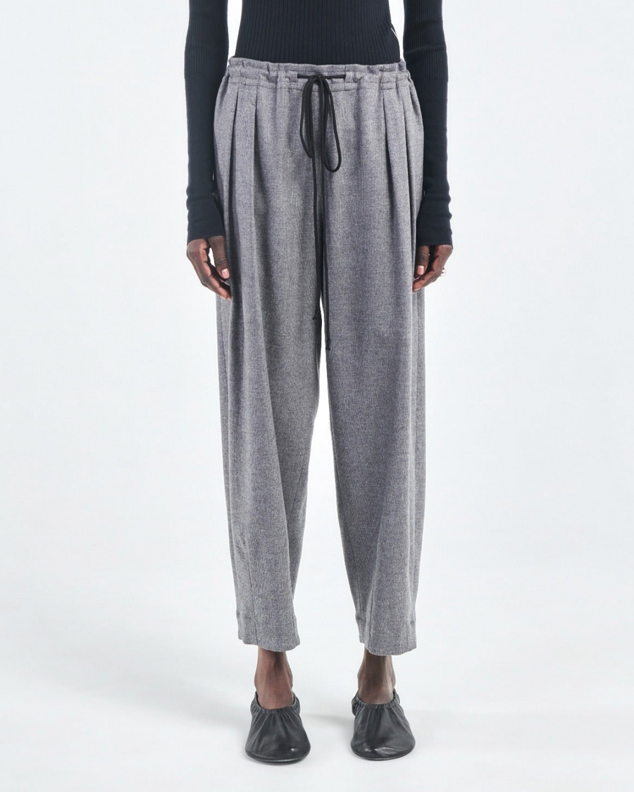 Barrel Leg Drawstring Trouser