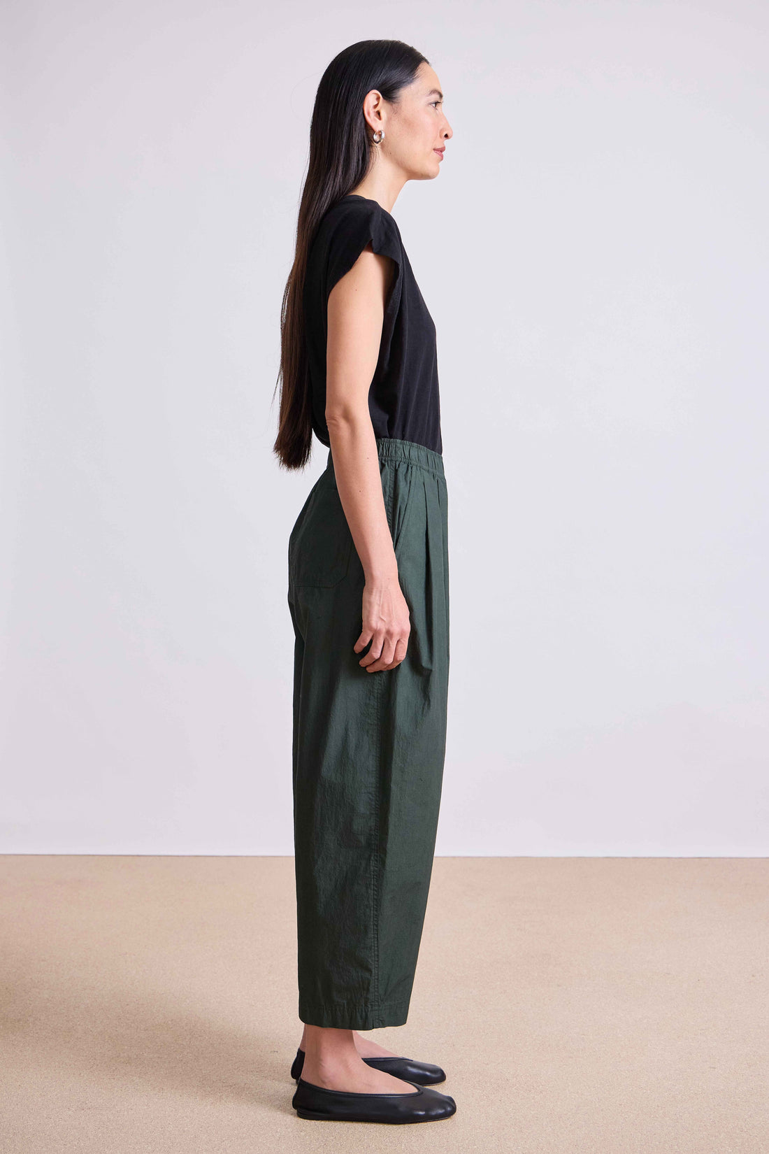 Sea Pleat Pant Rosin