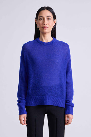 Tissue Weight Sweater Cobalt