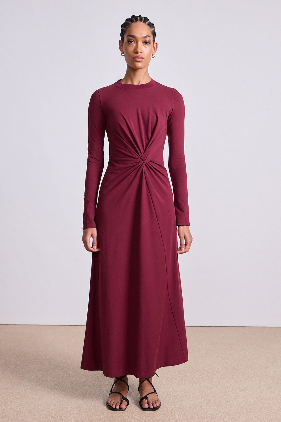 Volta Dress Black Cherry – Slate