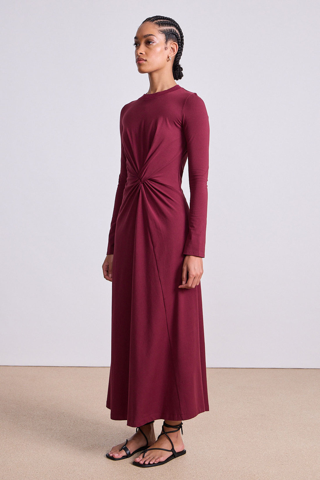 Volta Dress Black Cherry