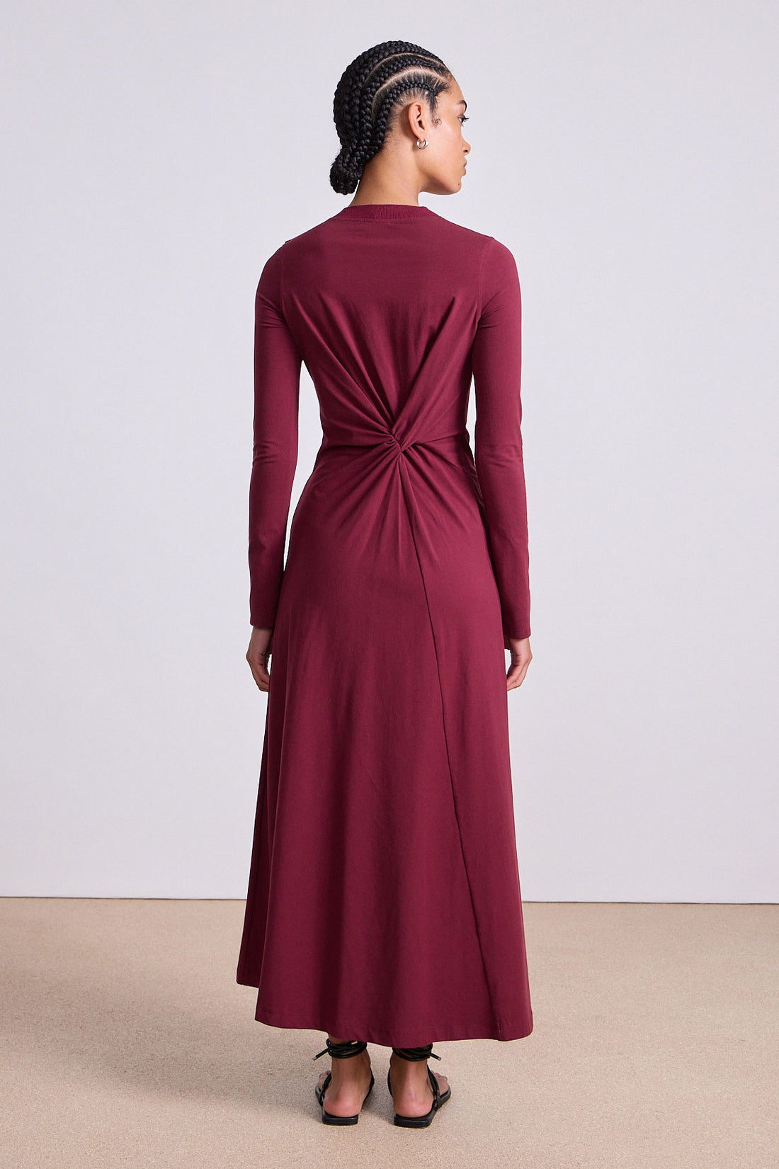 Volta Dress Black Cherry