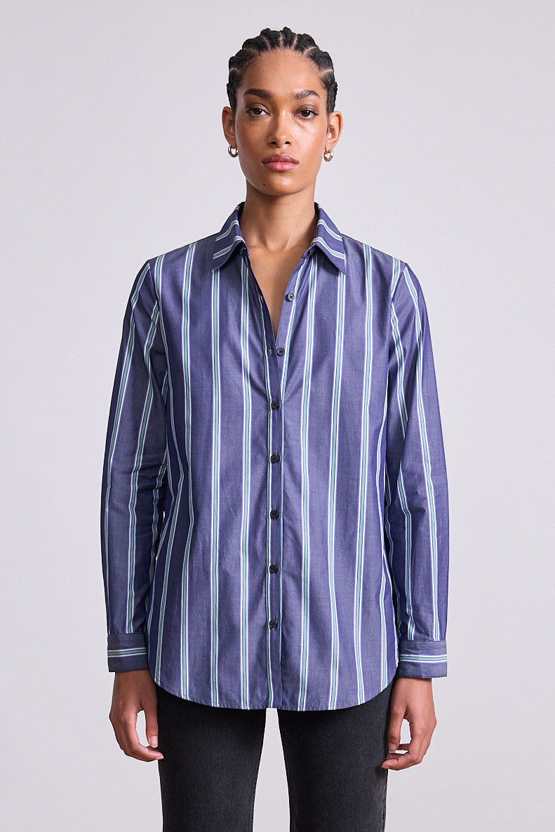 Sodi Wrap Button Up – Slate