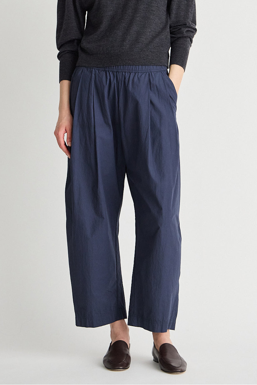 Sea Pleat Pant Navy