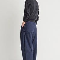 Sea Pleat Pant Navy