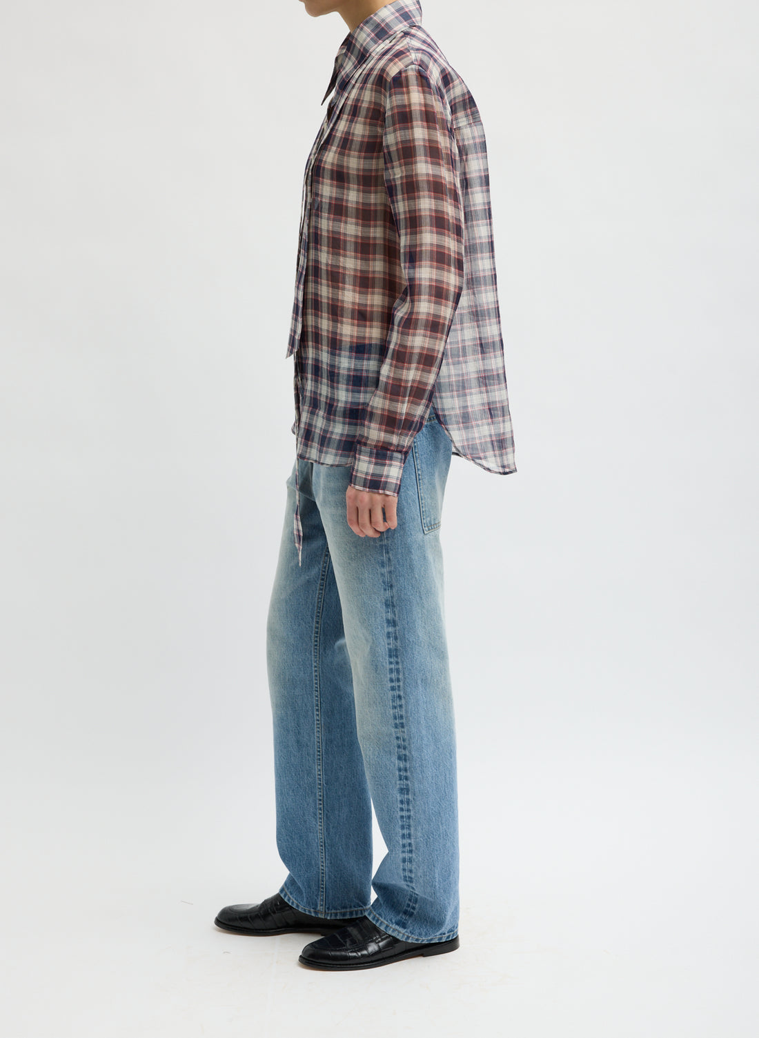 Removable Tie Silk Cotton Top