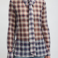 Removable Tie Silk Cotton Top