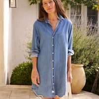 Mary Stonewashed  Shirt Dress