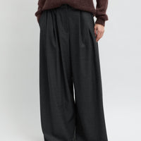 Cozy Flannel Triple Pleat Pant