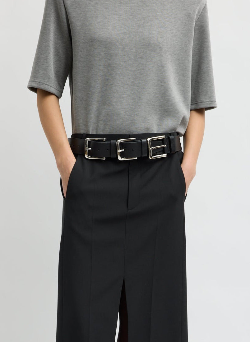 Triple Buckle Arthur Belt