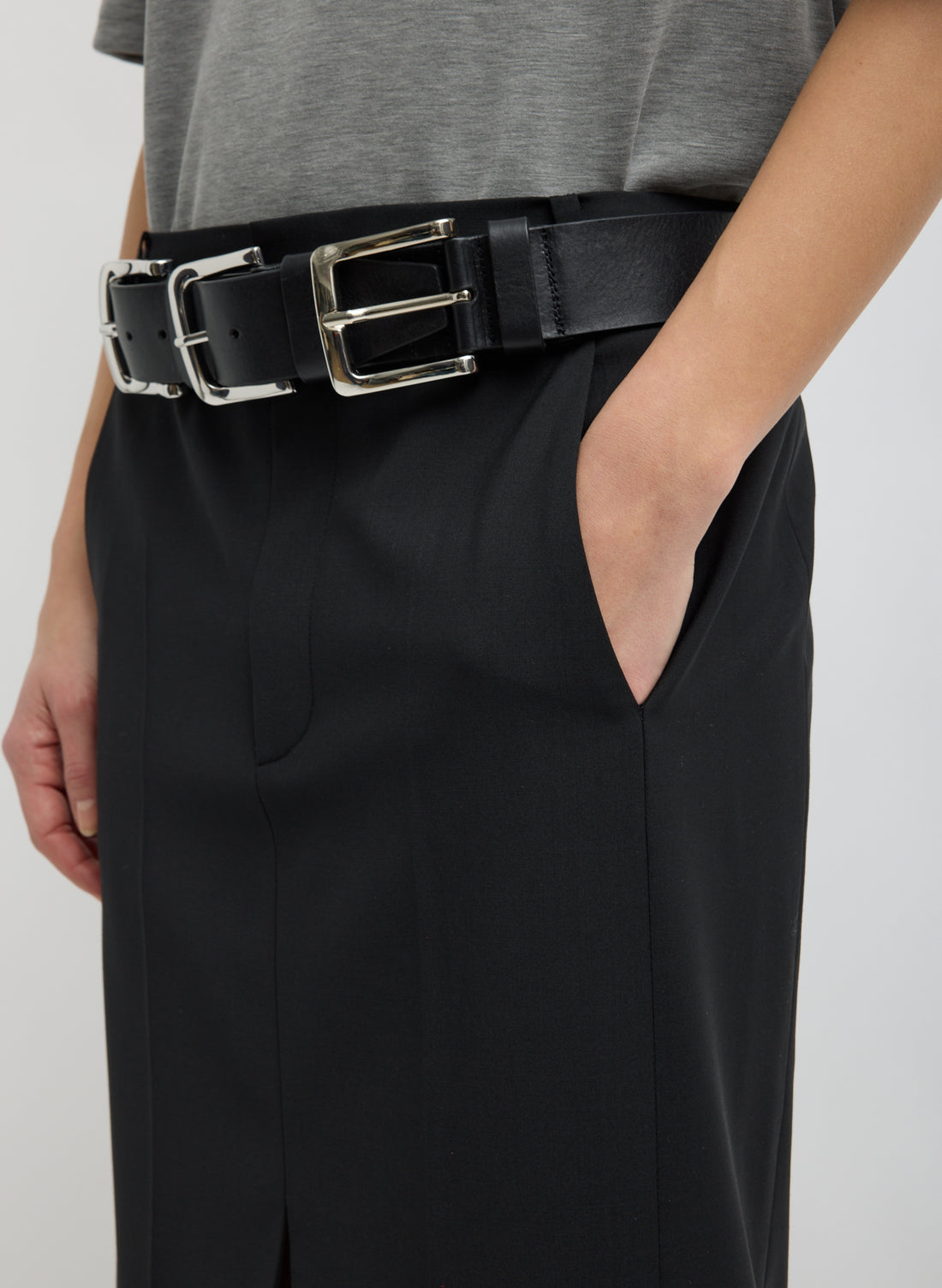 Triple Buckle Arthur Belt
