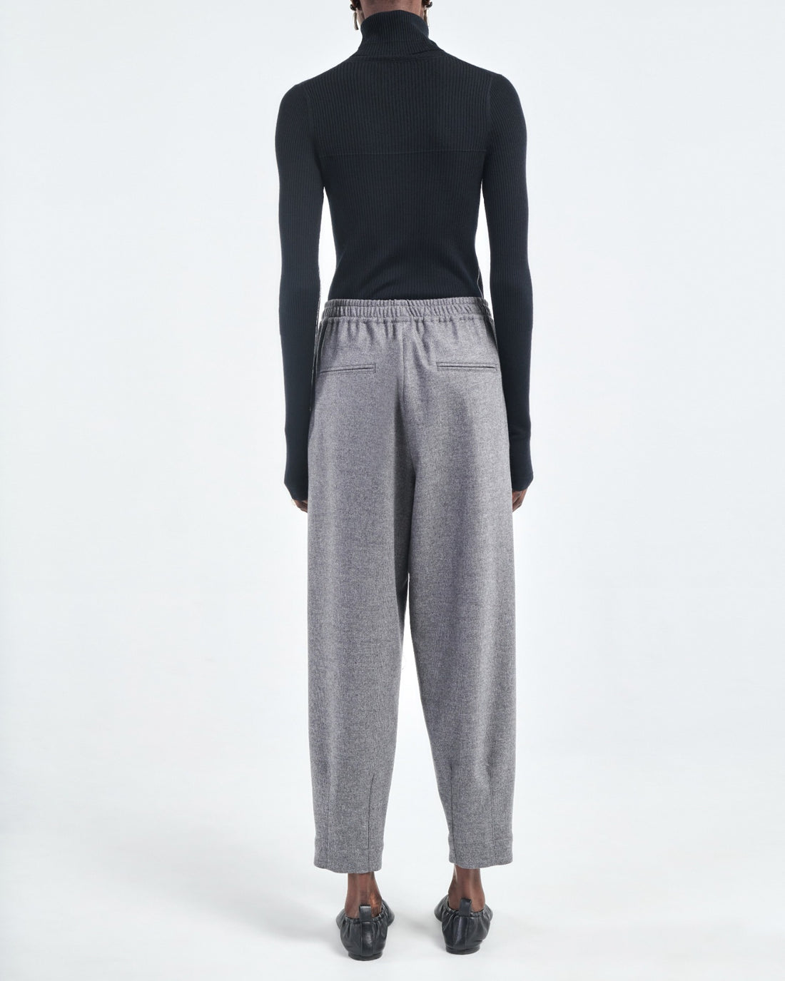 Barrel Leg Drawstring Trouser