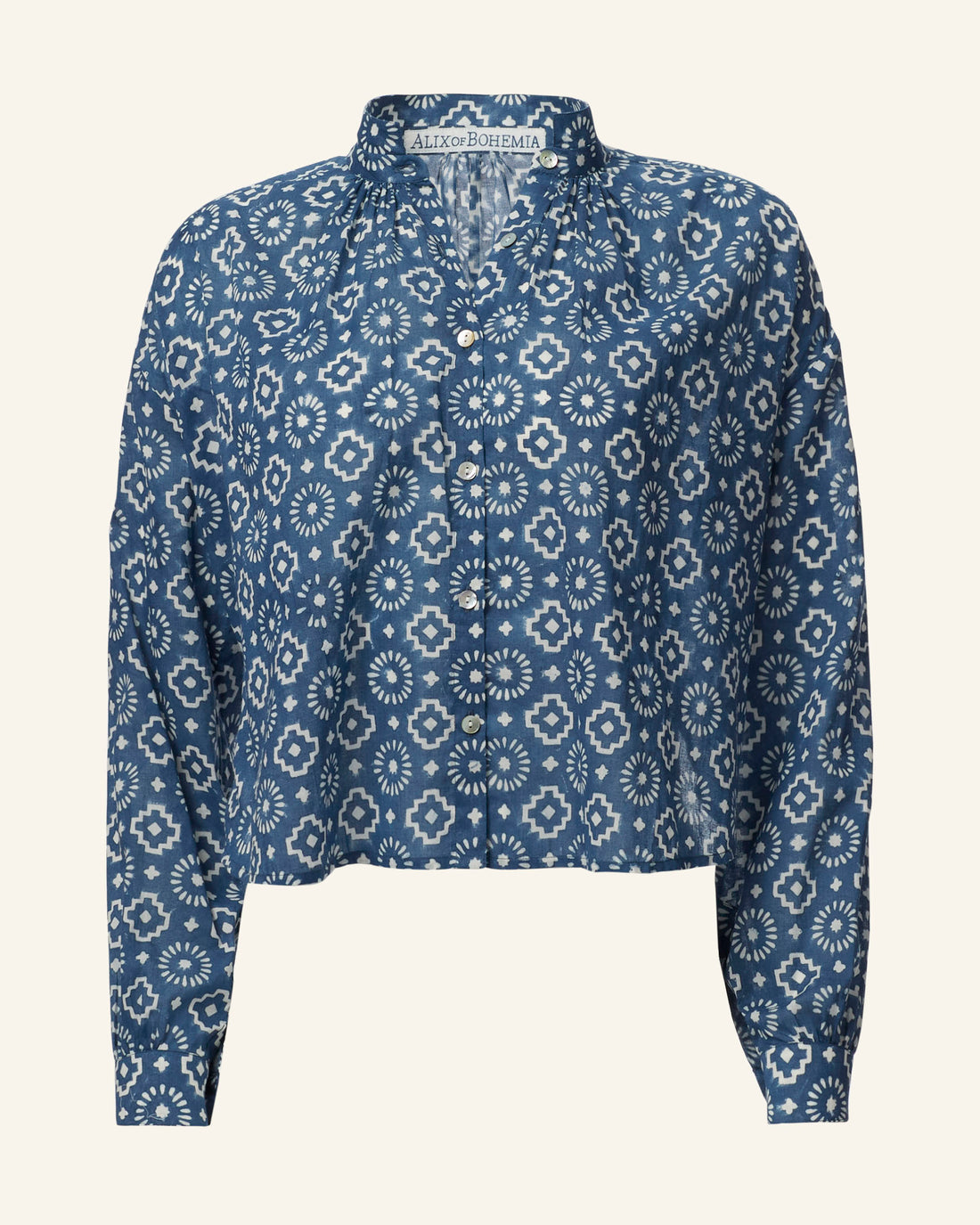 Kiki Indigo Mosaic Shirt