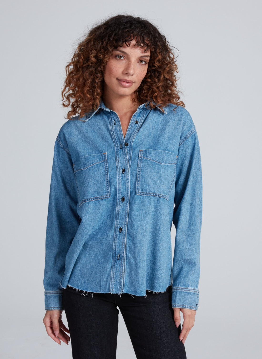 Oversized Denim Shirt