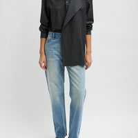 Cozy Flannel Overlapping Shirt
