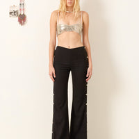 Holland Noir Silk Pant