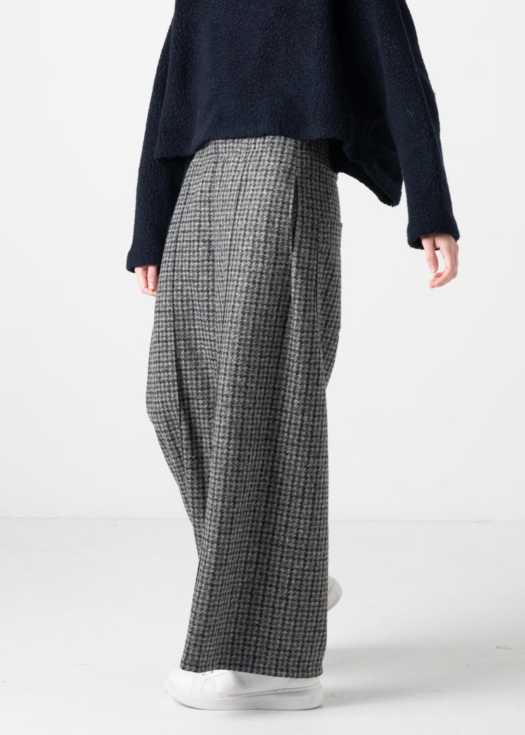 Geneva Wide Leg Check Trouser