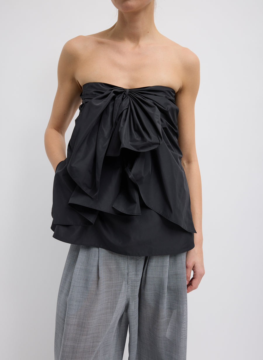 Italian Sporty Strapless Top