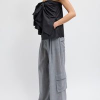 Italian Sporty Strapless Top