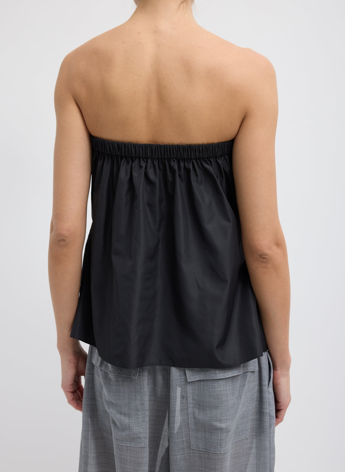 Italian Sporty Strapless Top